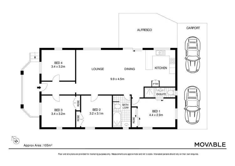 Floorplan of Homely house listing, 9 Martindale Street, Wallsend NSW 2287