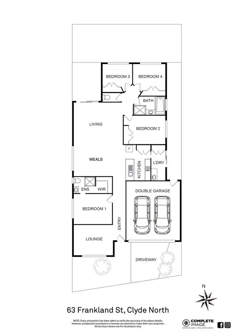 Floorplan of Homely house listing, 63 Frankland Street, Clyde North VIC 3978