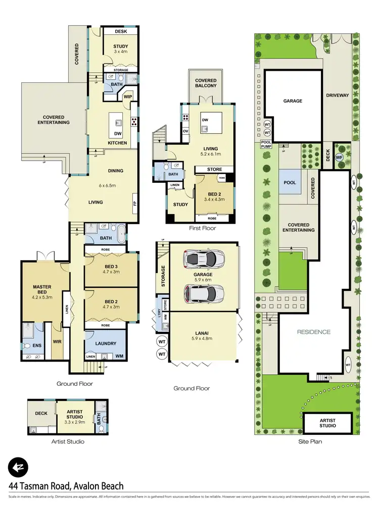 Floorplan of Homely house listing, 44 Tasman Road, Avalon Beach NSW 2107