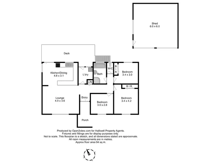 Floorplan of Homely house listing, 16 Tingha Way, West Ulverstone TAS 7315