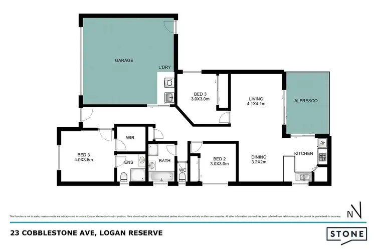 Floorplan of Homely house listing, 23 Cobblestone Avenue, Logan Reserve QLD 4133