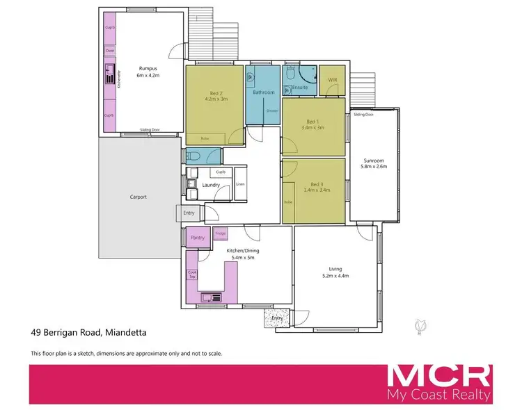 Floorplan of Homely house listing, 49 Berrigan Road, Miandetta TAS 7310