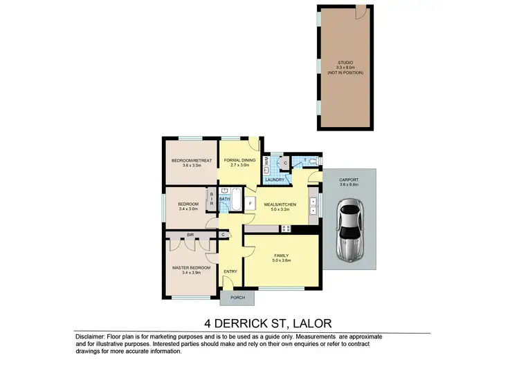 Floorplan of Homely house listing, 4 Derrick Street, Lalor VIC 3075