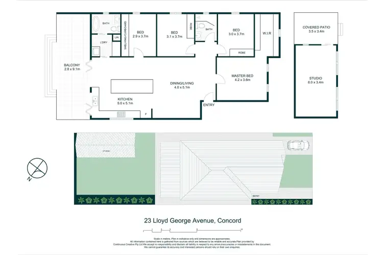 Floorplan of Homely house listing, 23 Lloyd George Avenue, Concord NSW 2137