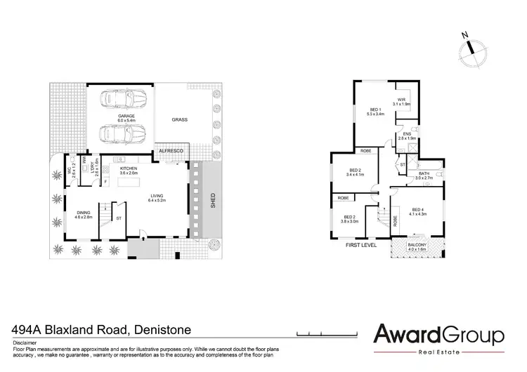 Floorplan of Homely townhouse listing, 494a Blaxland Road, Denistone East NSW 2112