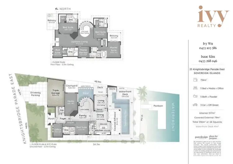Floorplan of Homely house listing, 25 Knightsbridge Parade East, Sovereign Islands QLD 4216