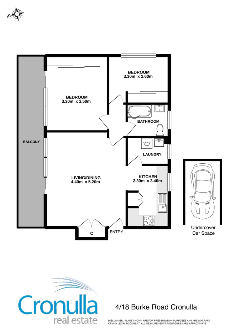 Floorplan of Homely apartment listing, 4/18 Burke Road, Cronulla NSW 2230