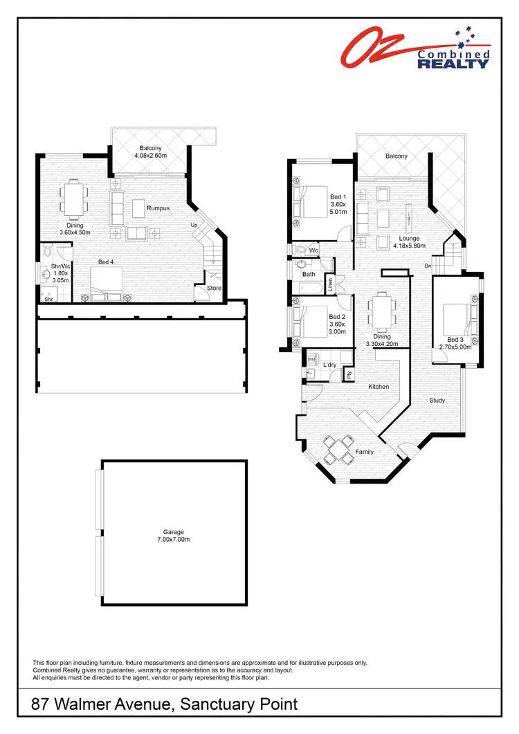 Floorplan of Homely house listing, 87 Walmer Avenue, Sanctuary Point NSW 2540