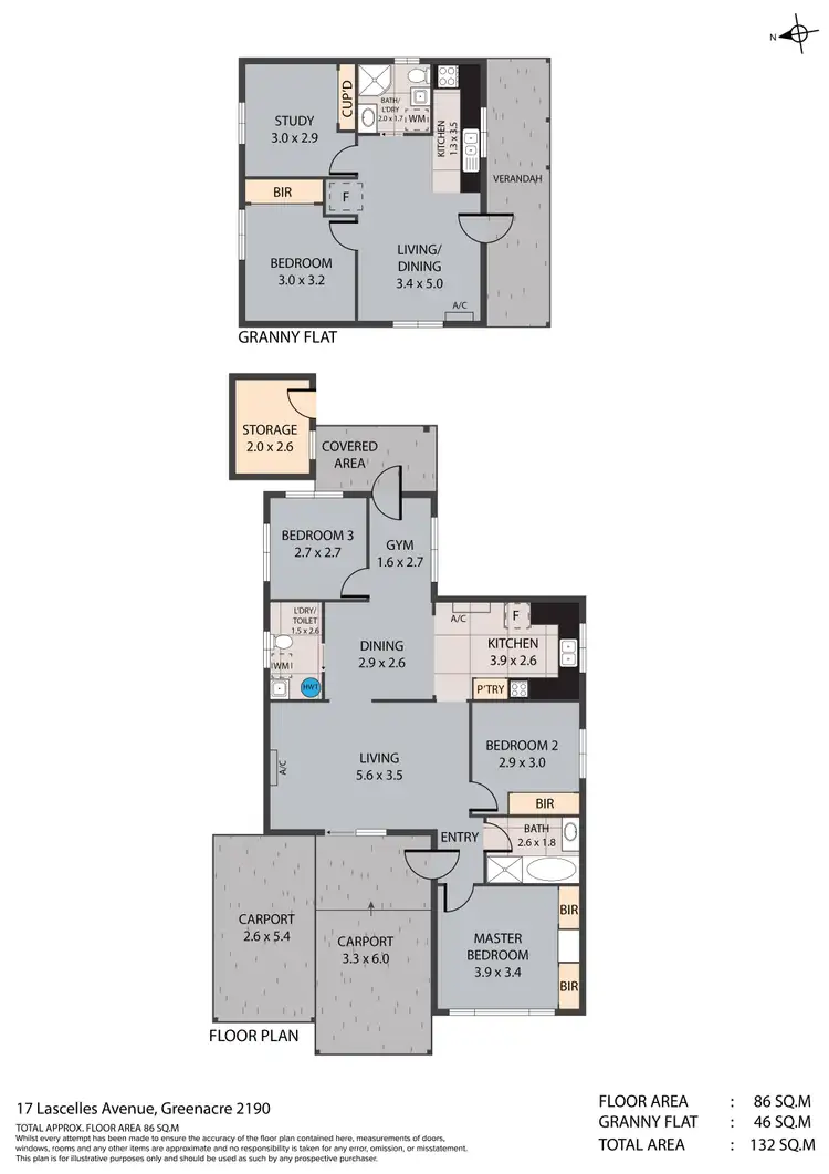 Floorplan of Homely house listing, 17 Lascelles Avenue, Greenacre NSW 2190