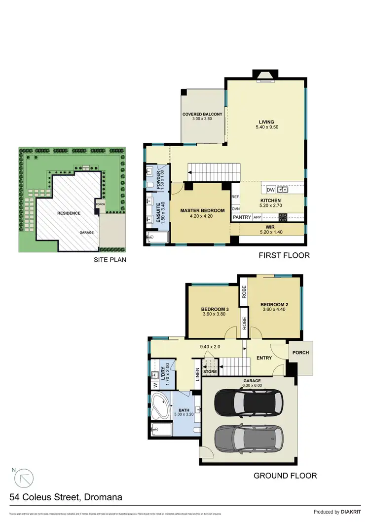 Floorplan of Homely house listing, 54 Coleus Street, Dromana VIC 3936