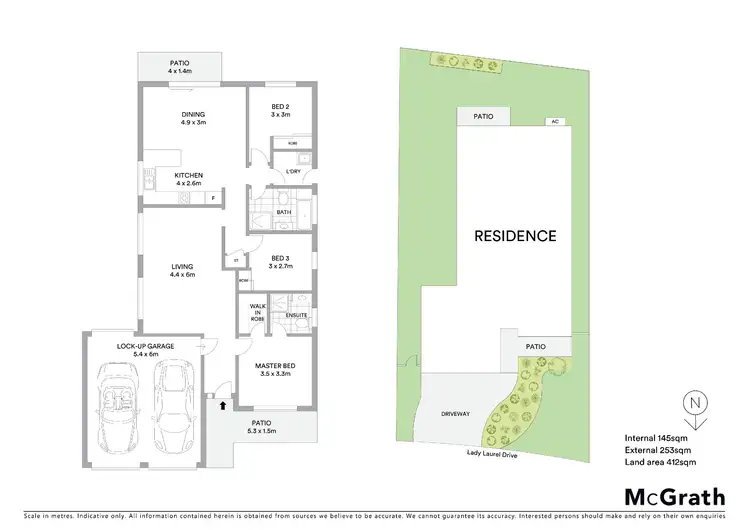 Floorplan of Homely house listing, 37 Lady Laurel Drive, Blue Haven NSW 2262