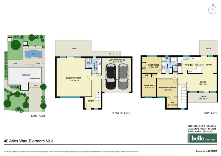 Floorplan of Homely house listing, 40 Aries Way, Elermore Vale NSW 2287