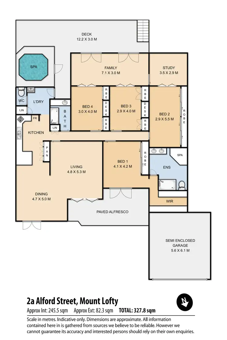 Floorplan of Homely house listing, 2A Alford Street, Mount Lofty QLD 4350