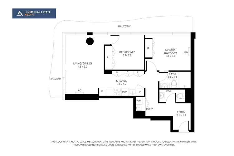 Floorplan of Homely apartment listing, 911/35 Albert Road, Melbourne VIC 3000