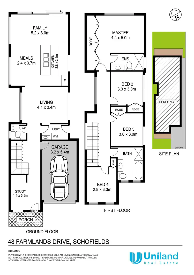 Floorplan of Homely house listing, 48 Farmland Drive, Schofields NSW 2762