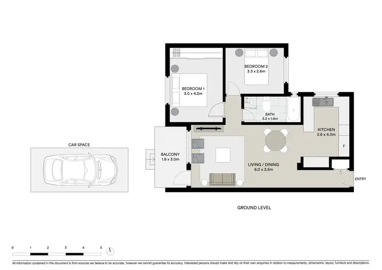 Floorplan of Homely apartment listing, 2/4 Hearne Close, Eastlakes NSW 2018