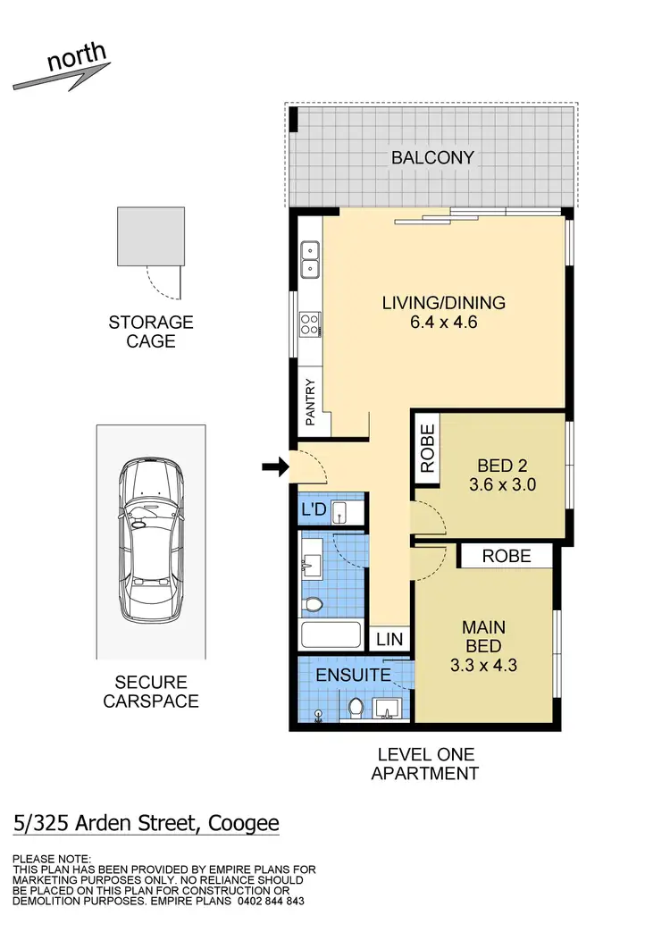 Floorplan of Homely apartment listing, 9/325 Arden Street, Coogee NSW 2034