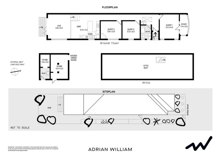 Floorplan of Homely house listing, 5 McRae Street, Petersham NSW 2049