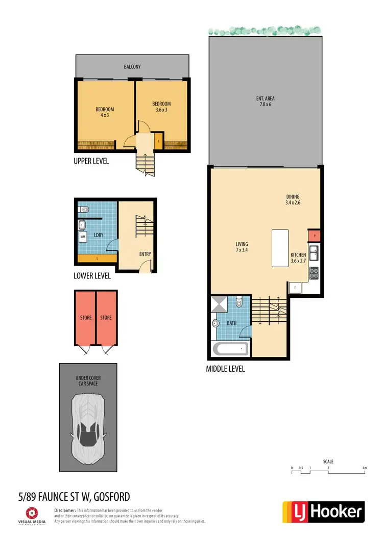 Floorplan of Homely apartment listing, 5/89 Faunce Street, Gosford NSW 2250
