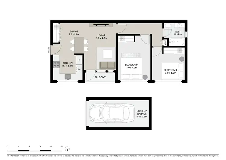 Floorplan of Homely apartment listing, 19/124 Chuter Avenue, Ramsgate Beach NSW 2217