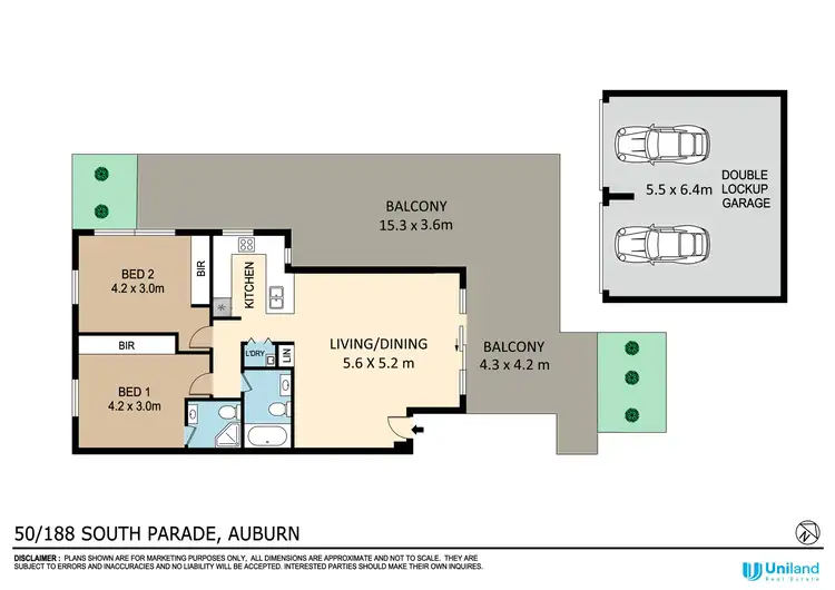 Floorplan of Homely apartment listing, 50/188 South Parade, Auburn NSW 2144