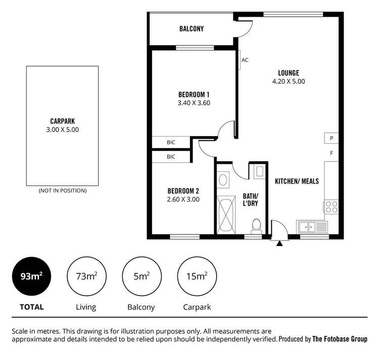 Floorplan of Homely unit listing, 26/9 Elmo Avenue, Westbourne Park SA 5041