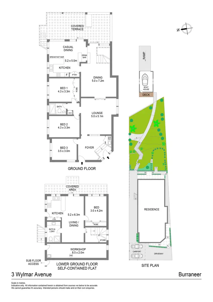 Floorplan of Homely house listing, 3 Wylmar Avenue, Burraneer NSW 2230