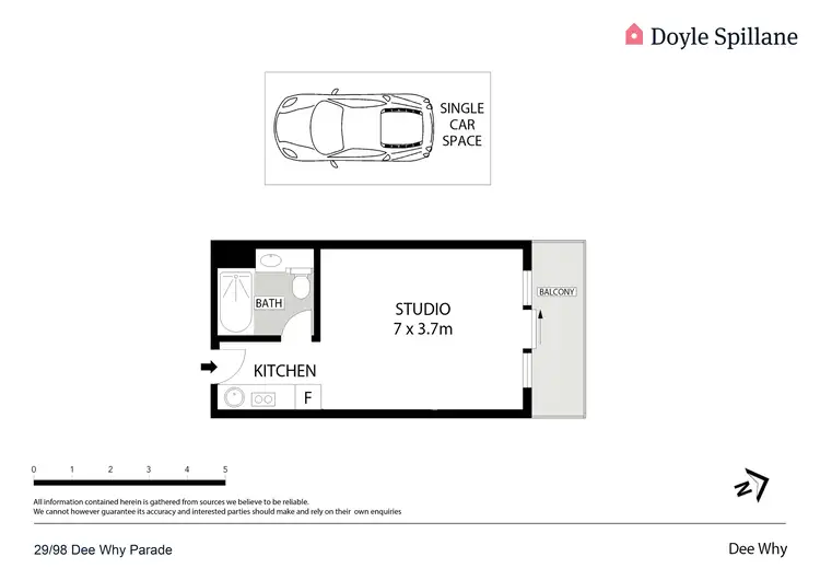 Floorplan of Homely unit listing, 29/98 Dee Why Parade, Dee Why NSW 2099