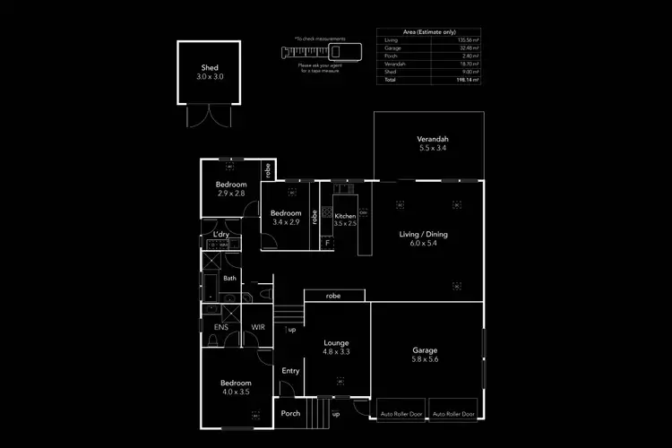 Floorplan of Homely house listing, 8 Elizabeth Crescent, Hallett Cove SA 5158