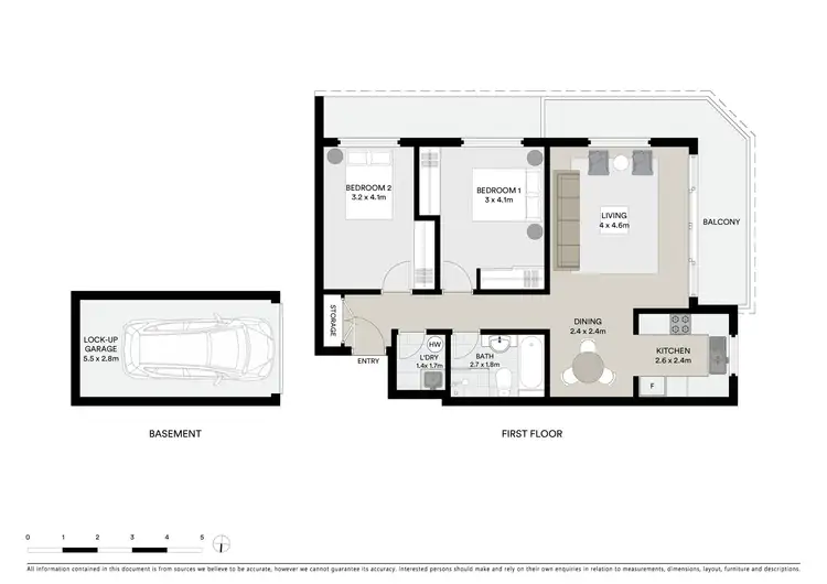 Floorplan of Homely apartment listing, 7/123 Carrington Road, Coogee NSW 2034