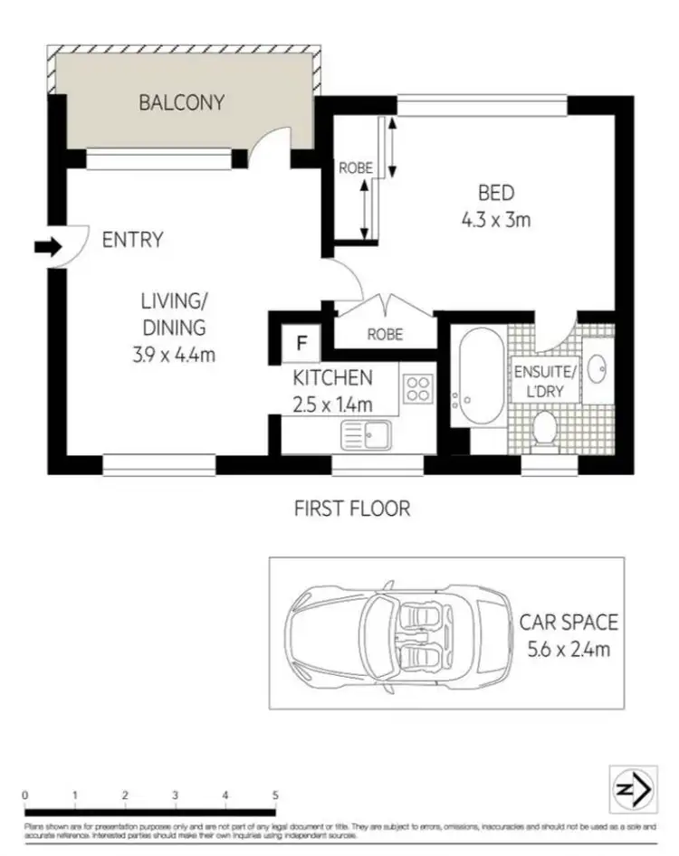Floorplan of Homely apartment listing, 3/143-145 Burns Bay Road, Lane Cove NSW 2066