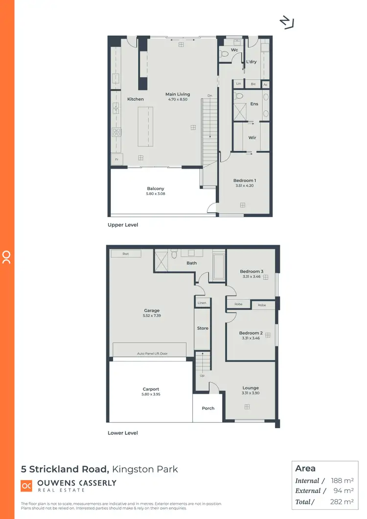 Floorplan of Homely house listing, 5b Strickland Road, Kingston Park SA 5049