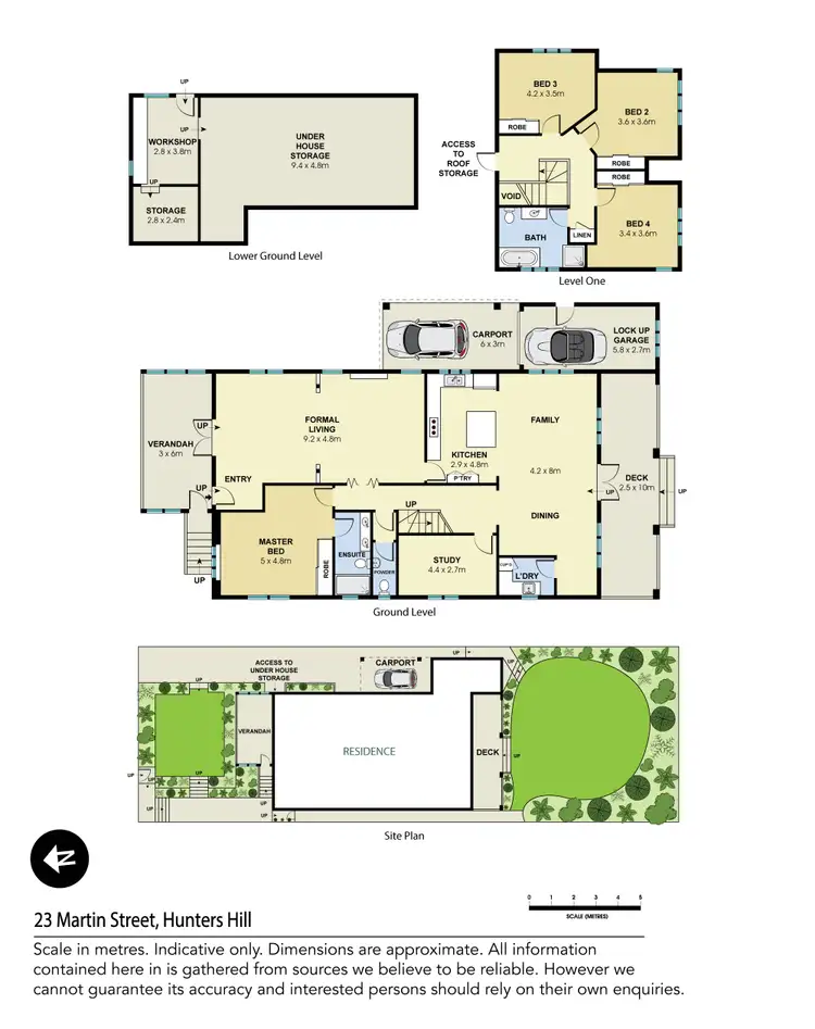Floorplan of Homely house listing, 23 Martin Street, Hunters Hill NSW 2110