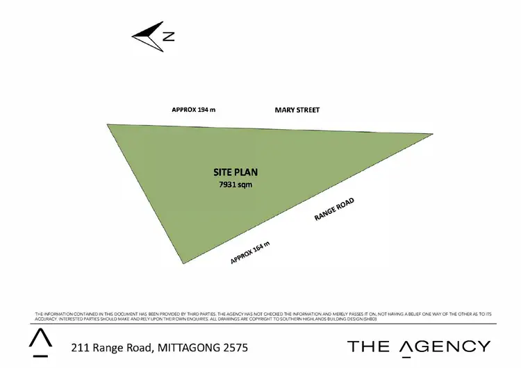 Floorplan of Homely land listing, 211 Range Road, Mittagong NSW 2575