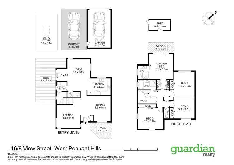 Floorplan of Homely house listing, 16/8 View Street, West Pennant Hills NSW 2125