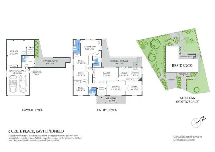 Floorplan of Homely house listing, 9 Crete Place, East Lindfield NSW 2070