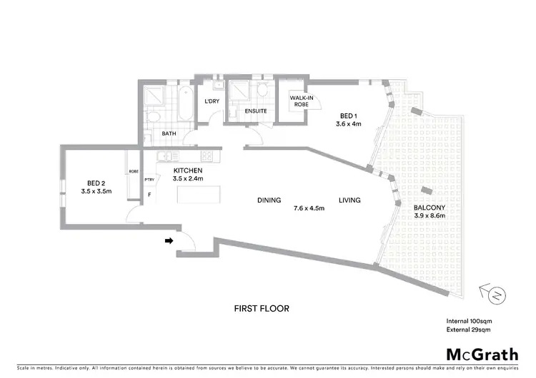 Floorplan of Homely apartment listing, 2/2A Cape Street, Gosford NSW 2250