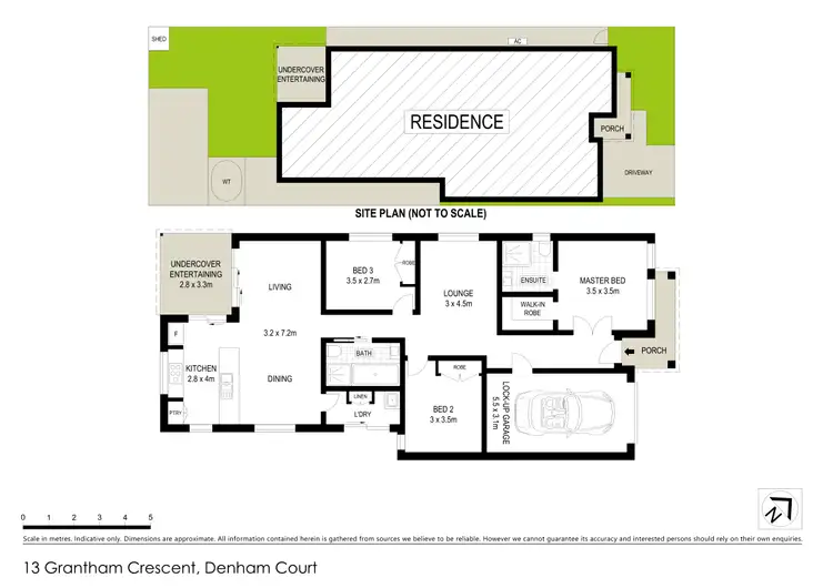 Floorplan of Homely house listing, 13 Grantham Crescent, Denham Court NSW 2565