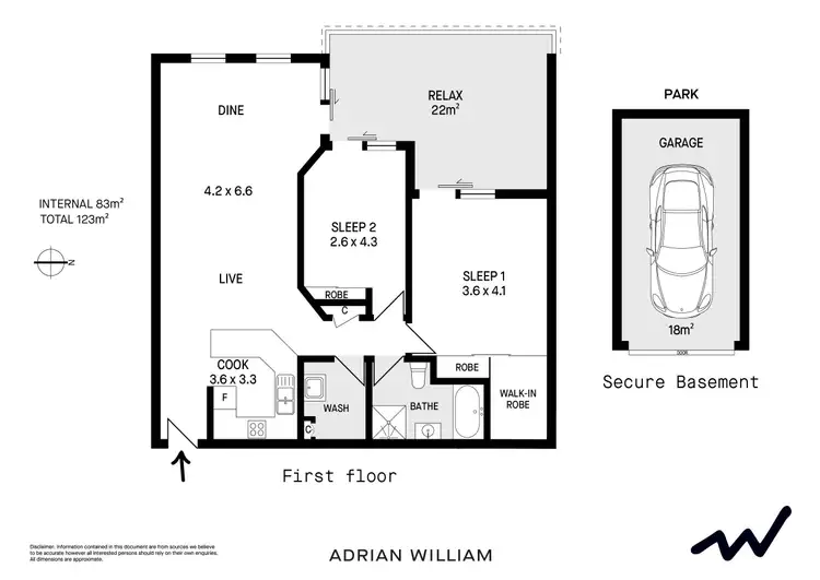 Floorplan of Homely apartment listing, 87/18 Cecilia Street, Marrickville NSW 2204