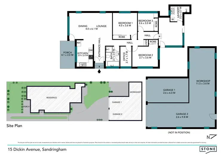 Floorplan of Homely house listing, 15 Dickin Avenue, Sandringham NSW 2219