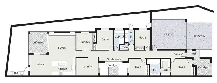 Floorplan of Homely house listing, 56A Curlewis Crescent, Garran ACT 2605