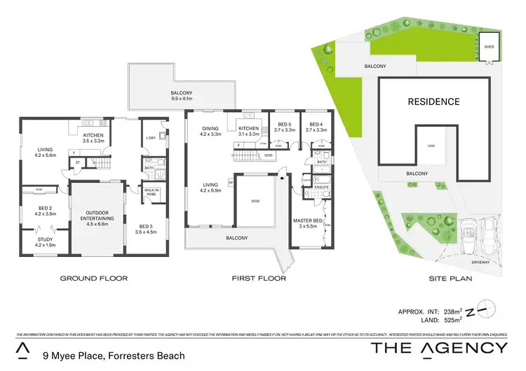 Floorplan of Homely house listing, 9 Myee Place, Forresters Beach NSW 2260