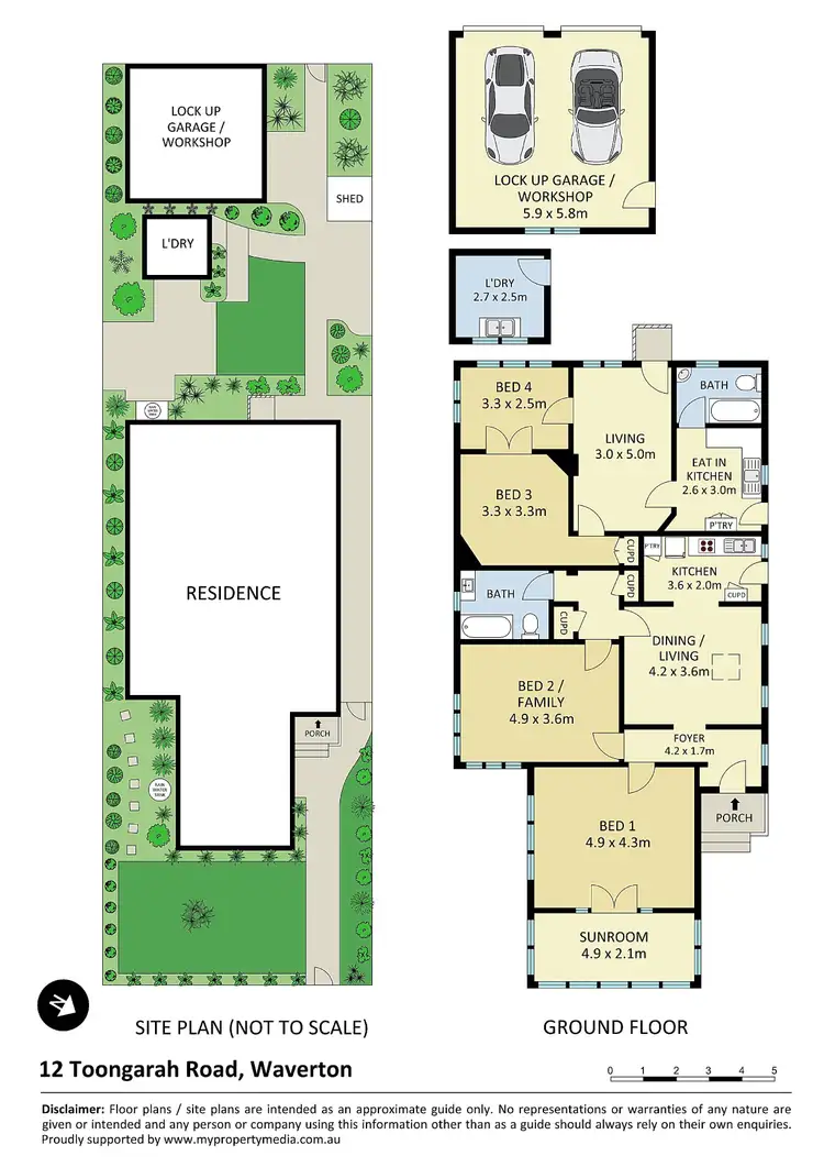 Floorplan of Homely house listing, 12 Toongarah Road, Waverton NSW 2060