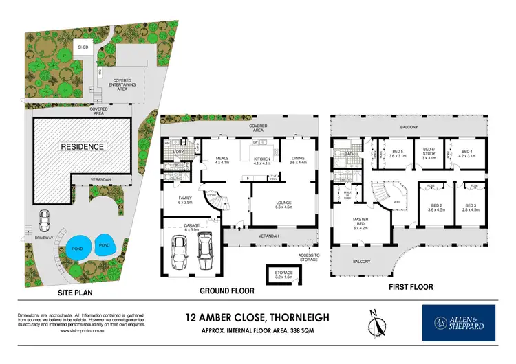 Floorplan of Homely house listing, 12 Amber Close, Thornleigh NSW 2120