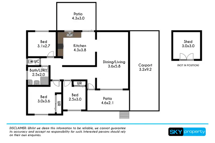 Floorplan of Homely house listing, 12 Hoyle Drive, Dean Park NSW 2761