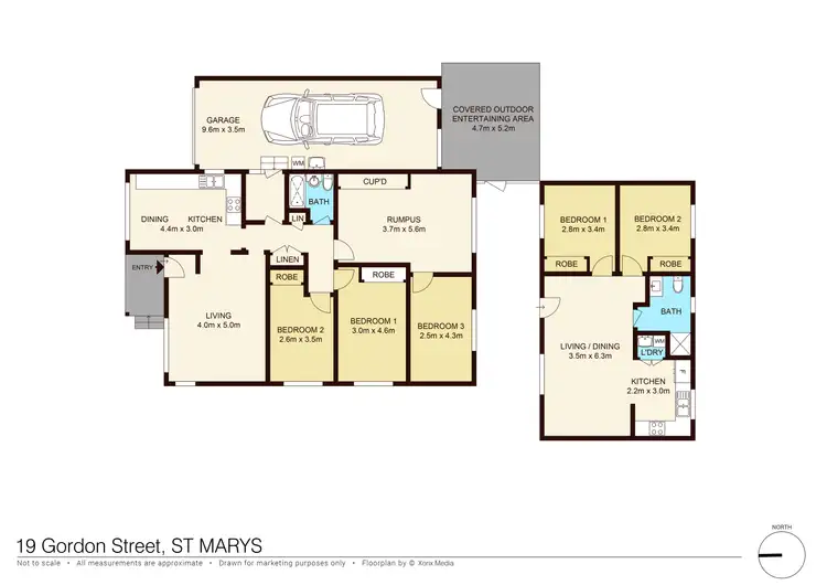 Floorplan of Homely house listing, 19 & 19a Gordon Street, St Marys NSW 2760