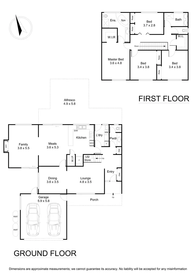 Floorplan of Homely house listing, 3 Telford Court, Wantirna VIC 3152