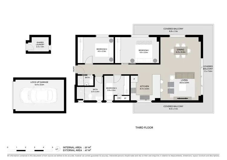 Floorplan of Homely unit listing, 5/81 West Esplanade, Manly NSW 2095