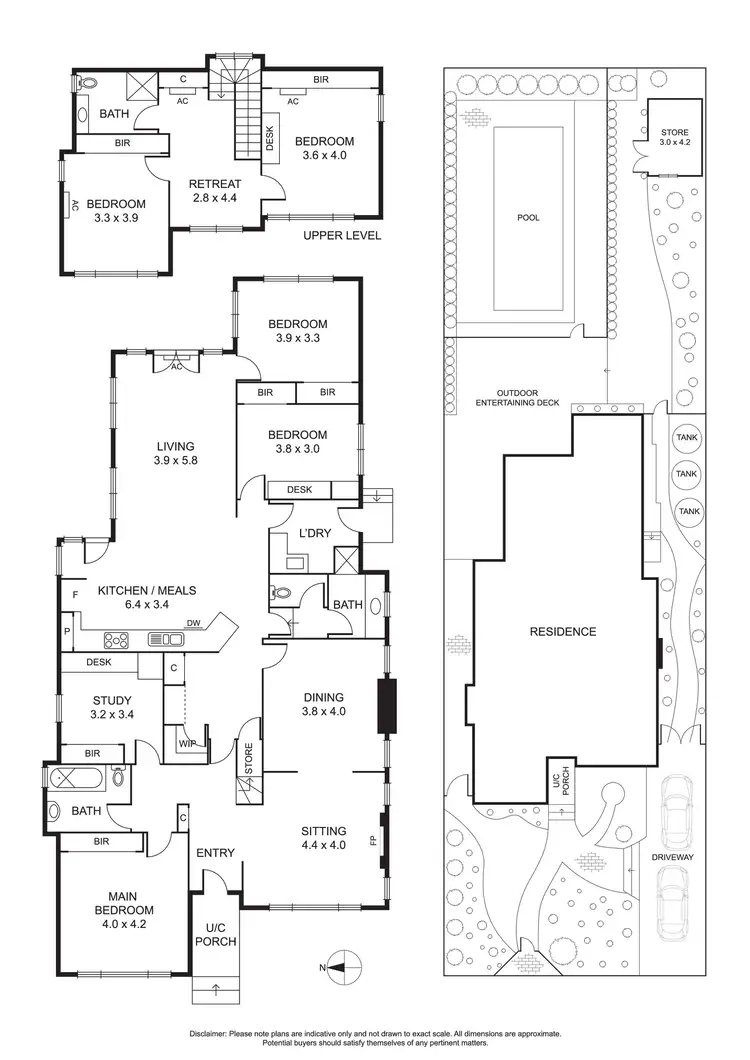 Floorplan of Homely house listing, 1 Atkins Avenue, Glen Iris VIC 3146