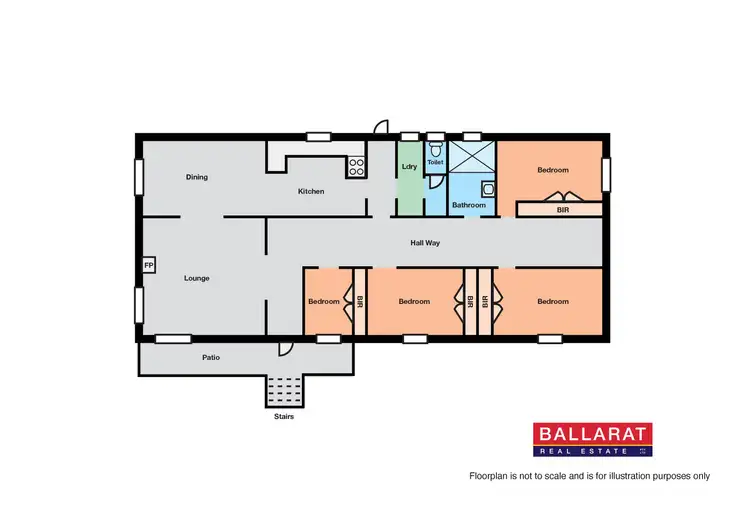Floorplan of Homely house listing, 12 The Gums, Mount Clear VIC 3350